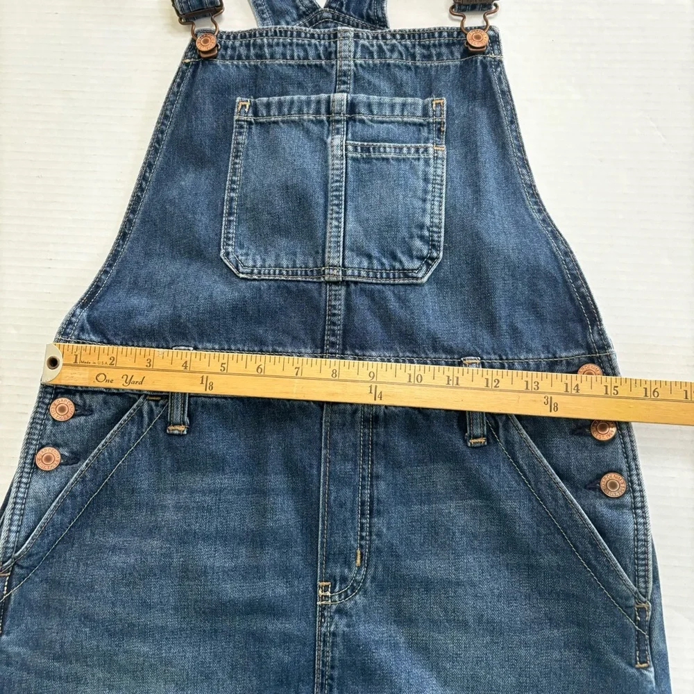 Gap Denim Skirtall Overall Dress Pockets Medium Blue Kid Size‎ XXL or Women’s S